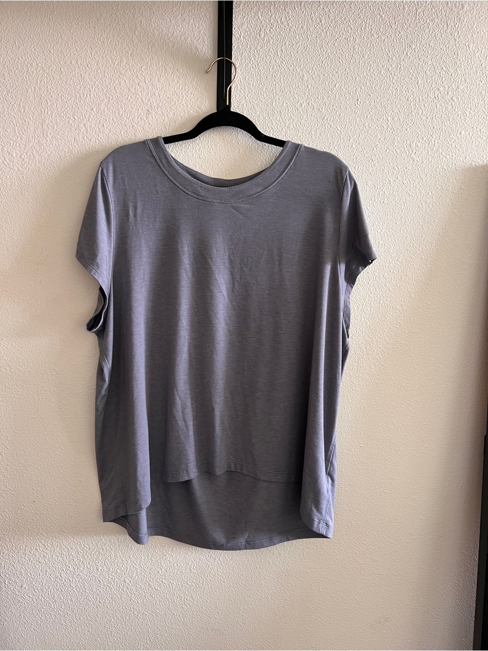 Womens Athleta Soft Periwinkle Active Top